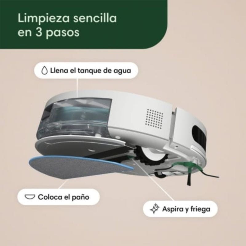 iRobot Roomba Combo Essential 0.4 Litros Blanco - Robot Aspiradora - Ítem6