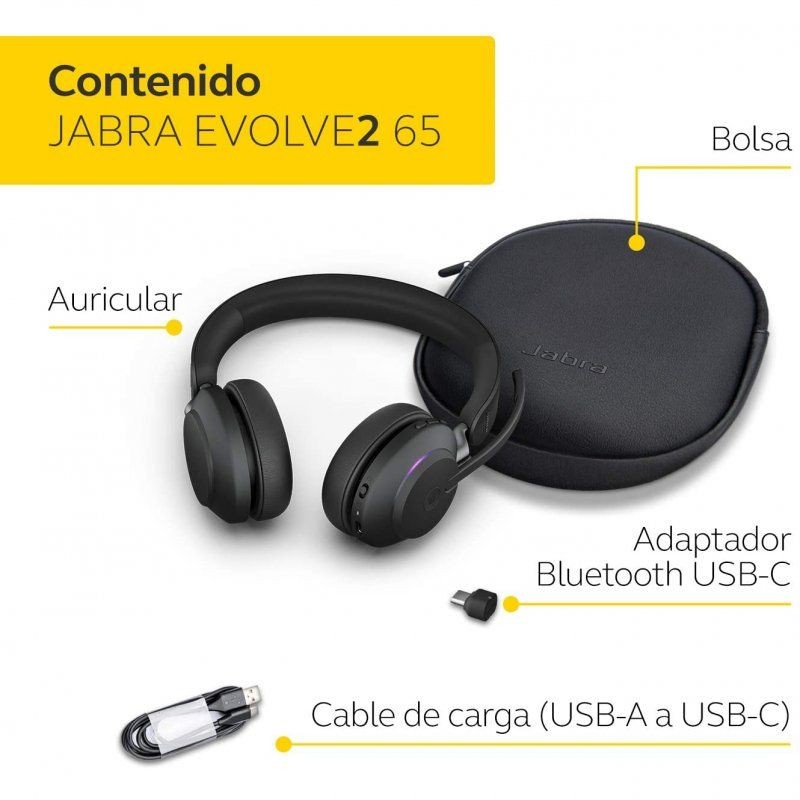 Jabra Evolve2 40 SE MS Stéréo USB-C Noir - Écouteurs filaires - Ítem9