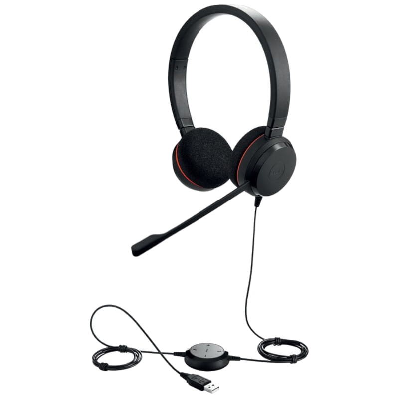 Jabra Evolve 20 MS Stereo USB Tipo A Negro - Auriculares con cable - Ítem