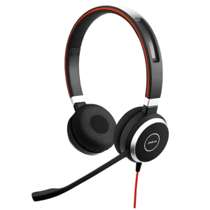 Jabra Evolve 40 MS Stereo Duo USB-A/3.5mm Negro - Auriculares con cable