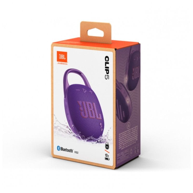 JBL Clip 5 70W Bluetooth 5.3 Violet - Enceinte sans fil - Ítem7