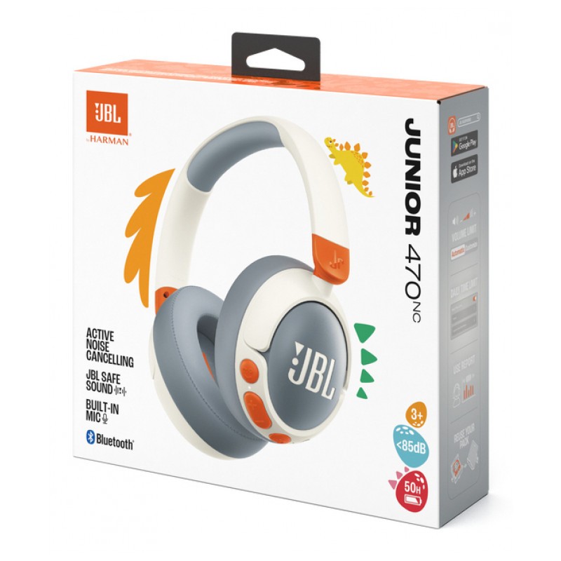 JBL Junior 470NC Blanc - Casques sans fil pour enfants - Ítem6