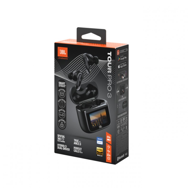 JBL Tour Pro 3 Negro con cancelación de ruido (ANC) - Auriculares Bluetooth - Ítem12