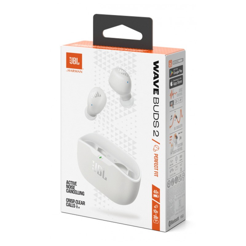 JBL Wave Buds 2 Branco com cancelamento de ruído (ANC) - Auriculares Bluetooth - Item9