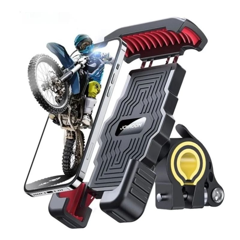 Suporte Metal Smartphone/Telemóvel Joyroom JR-ZS264 Rotação 360° para guiador de Mota/Bicicleta/Trotinete Preto - Item2