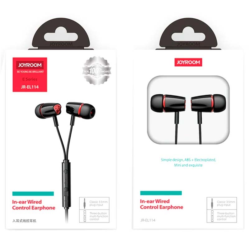 Auriculares Joyroom JR-EL114 Negro - Ítem5