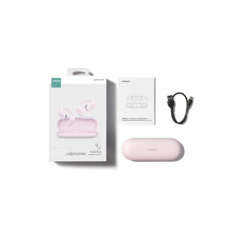 Joyroom JR-OE1 Rosa - Auscultadores Bluetooth - Item1