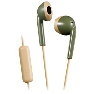 JVC HA-F19M-GC Auriculares Alámbrico Crema Verde