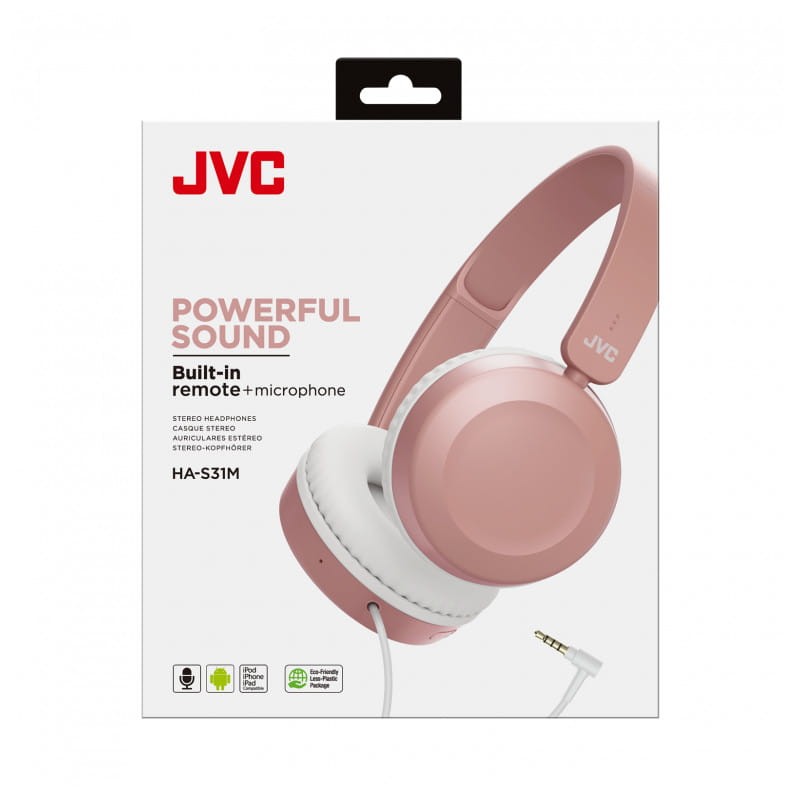 JVC HA-S31M-P Auscultadores com fios Rosa - Item5