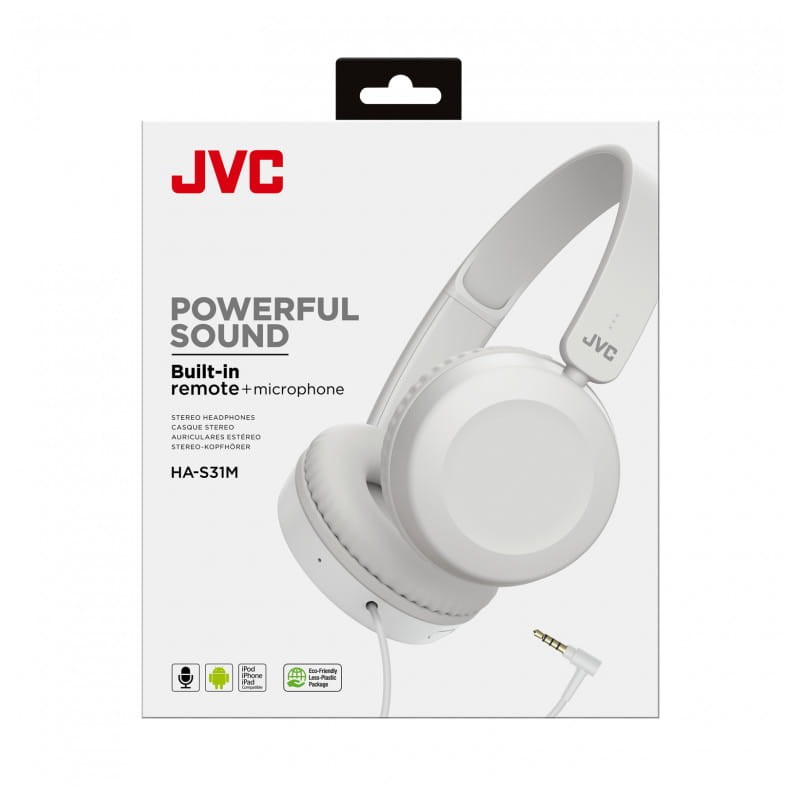 JVC HA-S31M-P Auscultadores com fios Branco - Item4