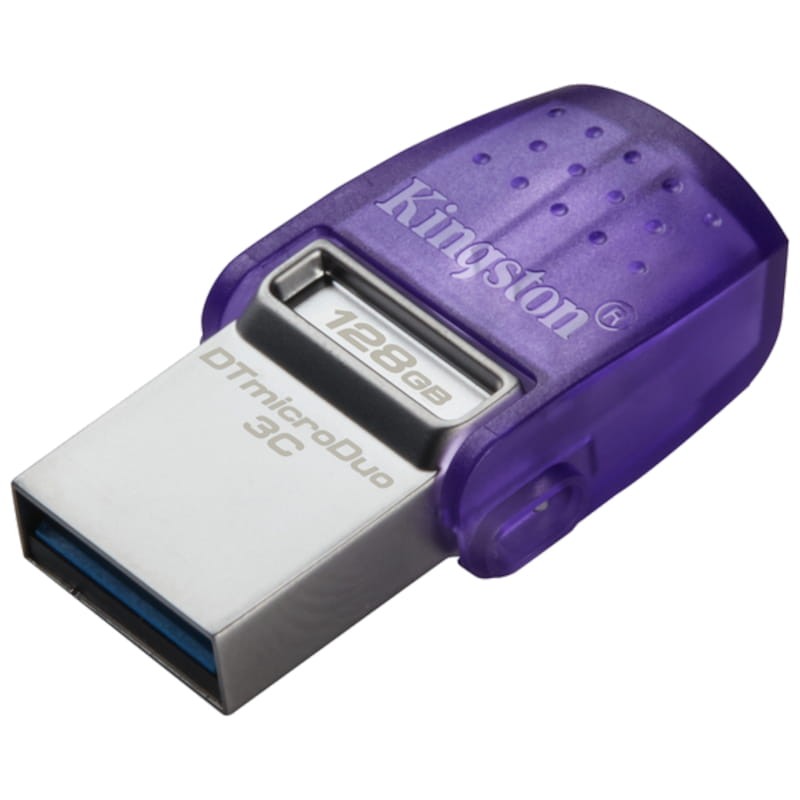 Kingston Technology DataTraveler microDuo 3C 128 GB Púrpura - Unidad flash USB - Ítem