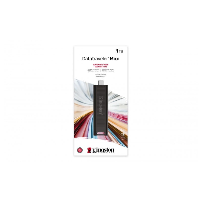 Kingston Technology DataTraveler Max 1 TB Noir - Clé USB - Ítem5