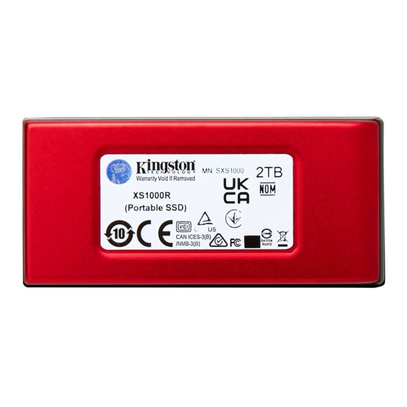 Kingston XS1000 2TB con USB 3.2 Gen 2 Rojo - Disco SSD Externo - Ítem3