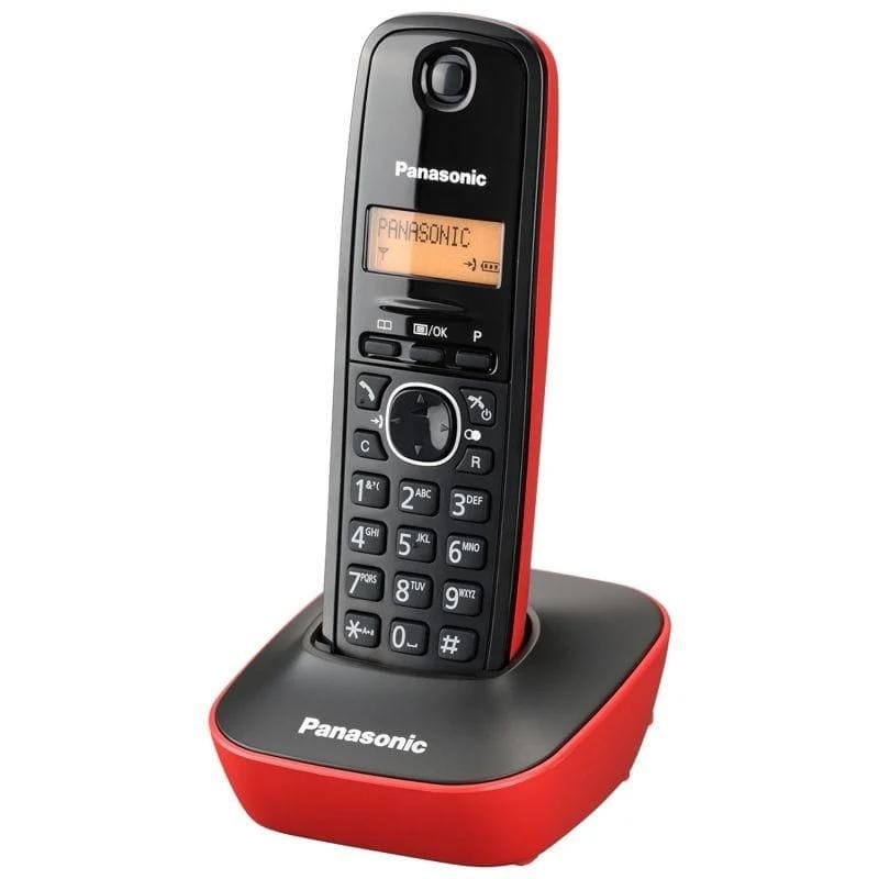 Panasonic KX-TG1611 Noir, Rouge - Téléphone DECT sans fil - Ítem1