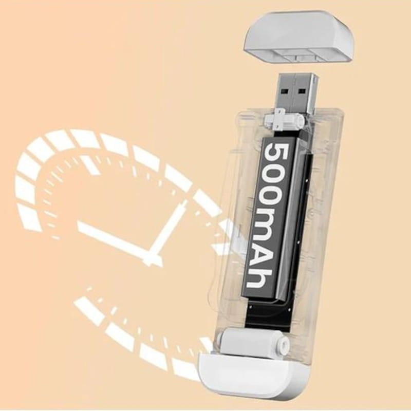 Lâmpada sem fio Glocusent GLCSNTBL304 Clip USB 500mAh Branco - Item4