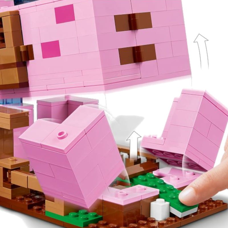 LEGO Minecraft A Casa do Porco - 490 peças - 8 anos ou mais