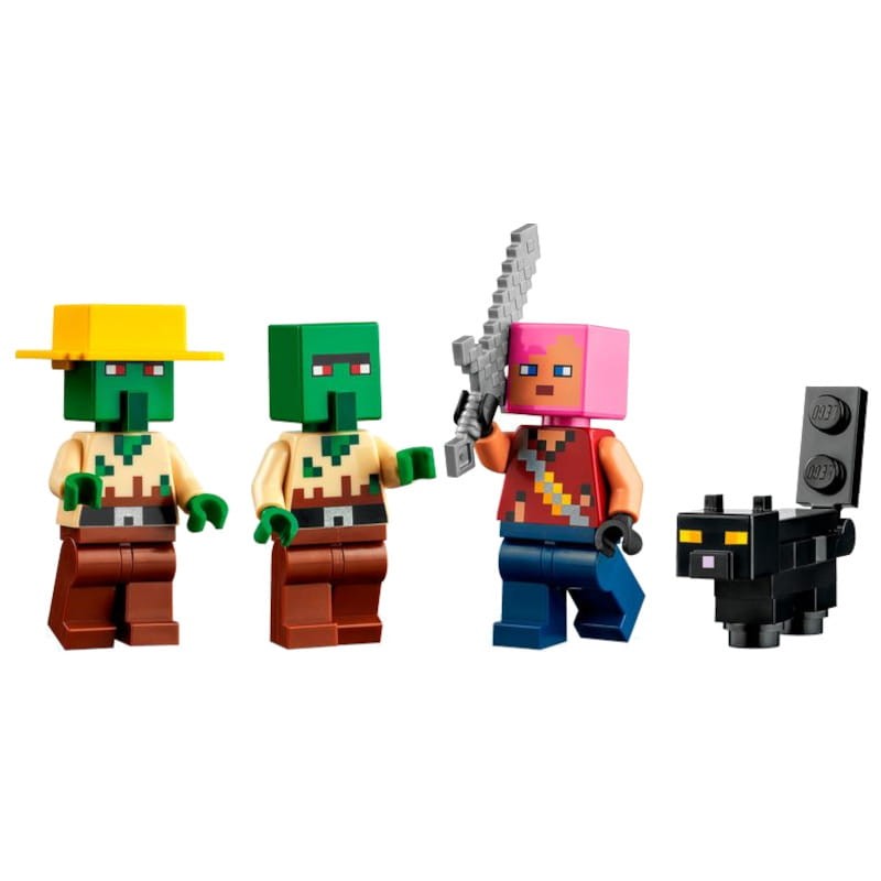 BRICKCOMPLETE Lego Minecraft Lot de 3 pièces : 21189 Le donjon  squelettique, 21190 Le village abandonné & 30432 Plage de tortue :  : Jeux et Jouets