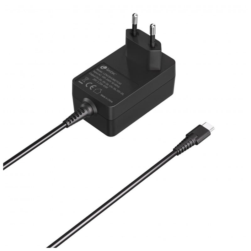 Leotec LENCSHOMETC45 45W USB Negro - Cargador universal - Ítem1