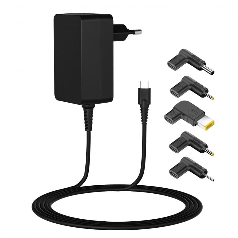 Leotec LENCSHOMETC45 45W USB Negro - Cargador universal - Ítem2