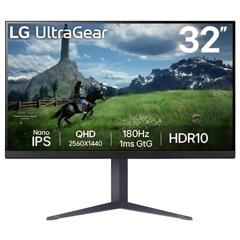 LG 32GS85Q-B 31.5 Quad HD IPS 180 Hz NVIDIA G-SYNC Preto - Monitor para PC - Item