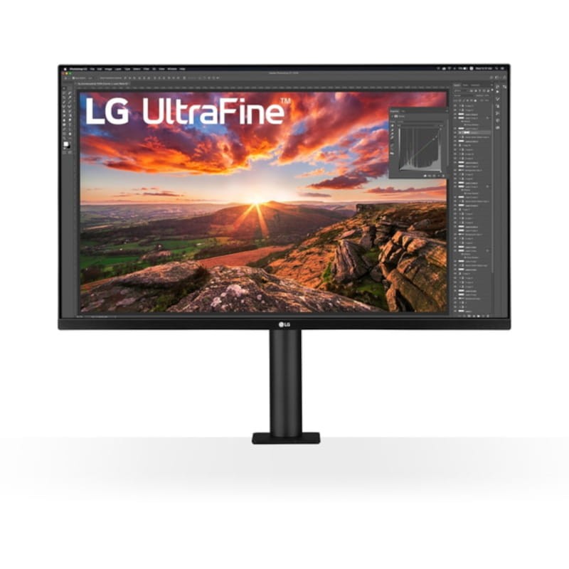 LG 32UN880K 32 4K Ultra HD IPS Ergo Stand FreeSync Preto - Monitor para PC - Item