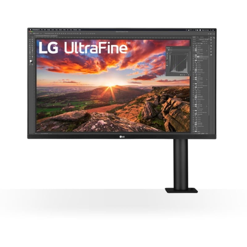 LG 32UN880K 32 4K Ultra HD IPS Ergo Stand FreeSync Preto - Monitor para PC - Item1