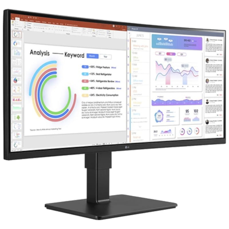 LG 34BQ77QC-B 34 IPS Curvo Preto - Monitor PC - Item3