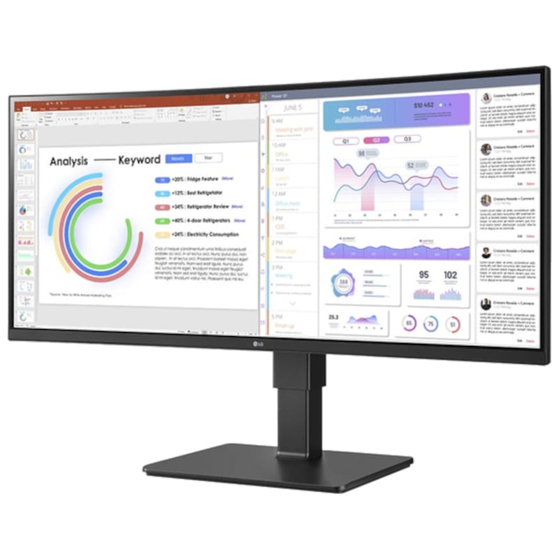 LG 34BQ77QC-B 34 IPS Curvo Preto - Monitor PC - Item5