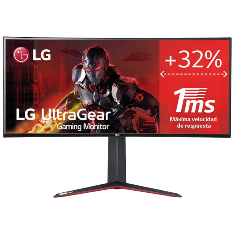 LG 34GN850P-B.AEU 34 WQHD IPS UltraWide Curvo 160 Hz FreeSync Preto - Monitor de jogos - Item