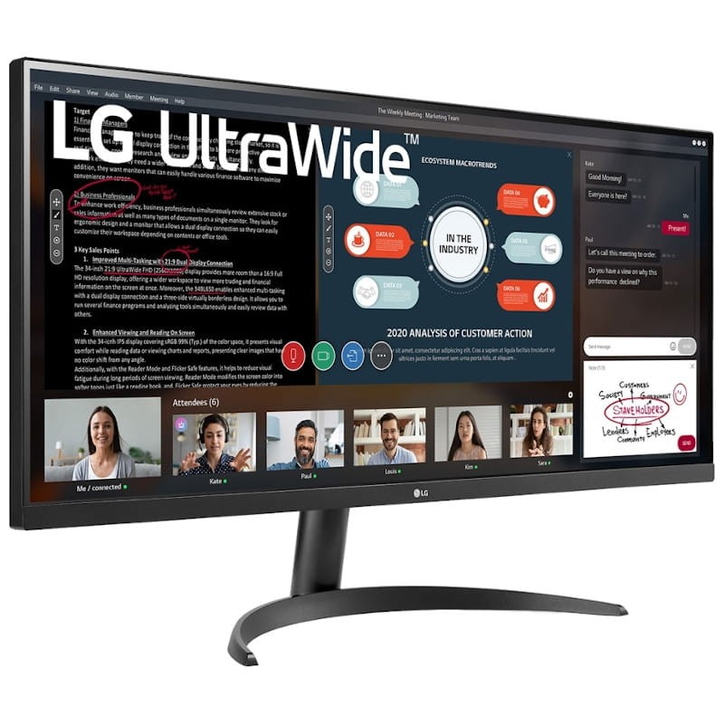 LG 34WP500-B 34 FullHD IPS Ultrawide FreeSync LED - Ítem3