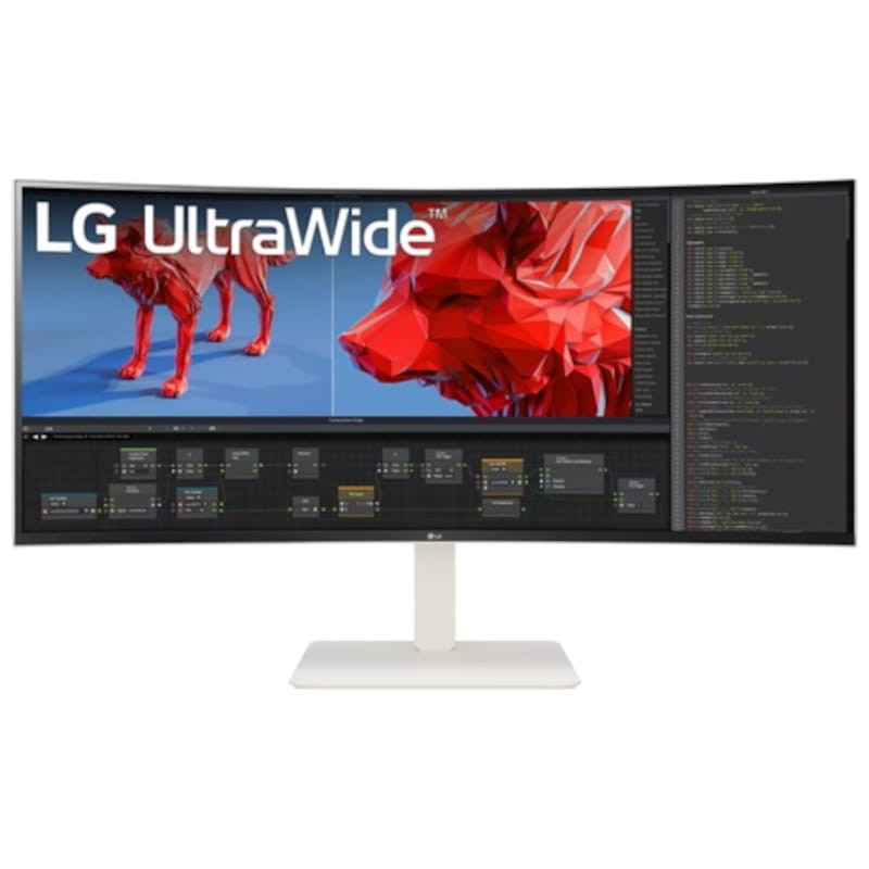 LG 38WR85QC-W 38 4K Ultra HD IPS Curvo UltraWide 144 Hz G-Sync Blanco - Monitor PC - Ítem