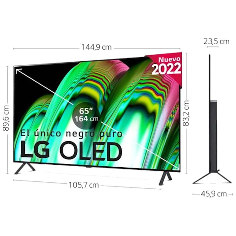 LG OLED OLED65CX6LA - Smart TV 4K UHD 65 pulgadas (164 cm), Inteligencia  Artificial, 100% HDR