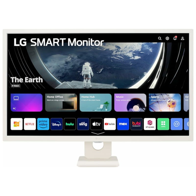 LG Smart 32SR50F-W.AEU 31,5 Full HD LED Smart LG MyView Branco - Monitor para PC - Item