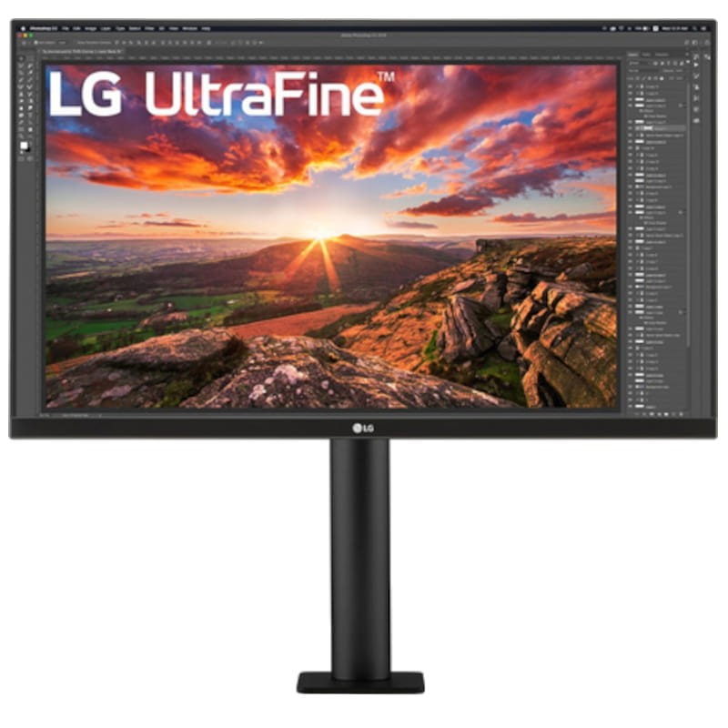 LG UltraFine Ergo LED 27 4K Ultra HD AMD FreeSync Preto - Monitor - Item