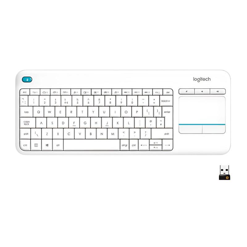 Logitech K400 Plus Blanco - Teclado inalámbrico - Ítem