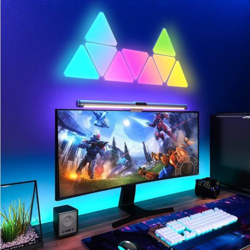 Yeelight lámpara monitor con iluminación RGB con periféricos de Razer