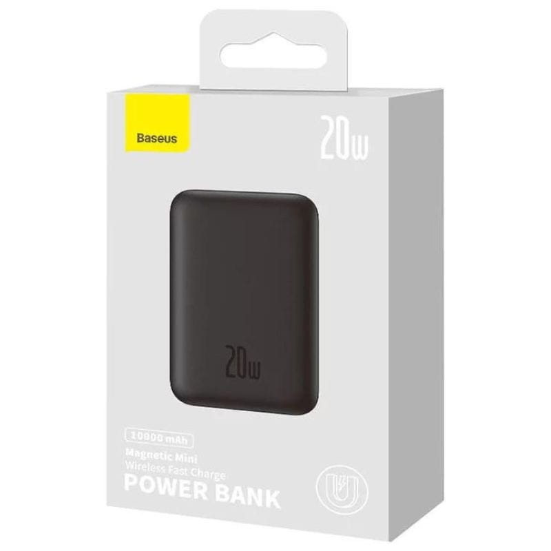 Power Bank Mini 10000mAh Baseus compatible con MagSafe Negro - Carga rápida 20W y Cable tipo C incluido - Ítem6