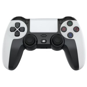 Controlador PS5 Compatível com Adaptador Preto e Branco - Gamepad PS5/PC/Android