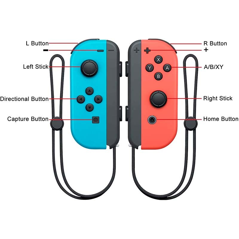 Manette Joy-Con Set Gauche/Droit Nintendo Switch Compatible Marron