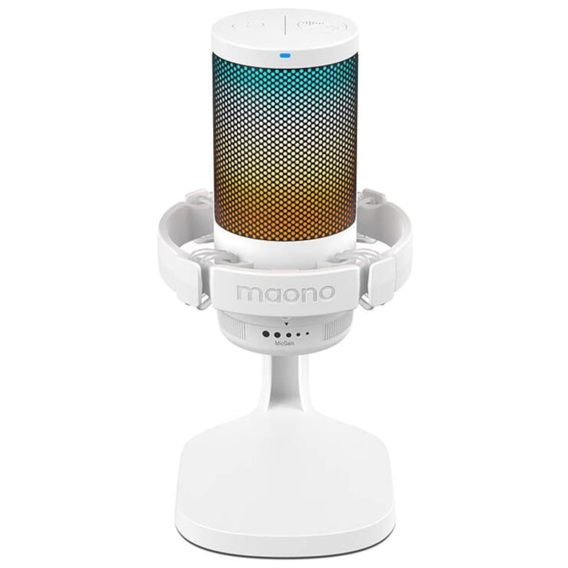 Maono DGM20 RGB Blanc - Microphone USB pour enregistrement et streaming sur PC - Ítem