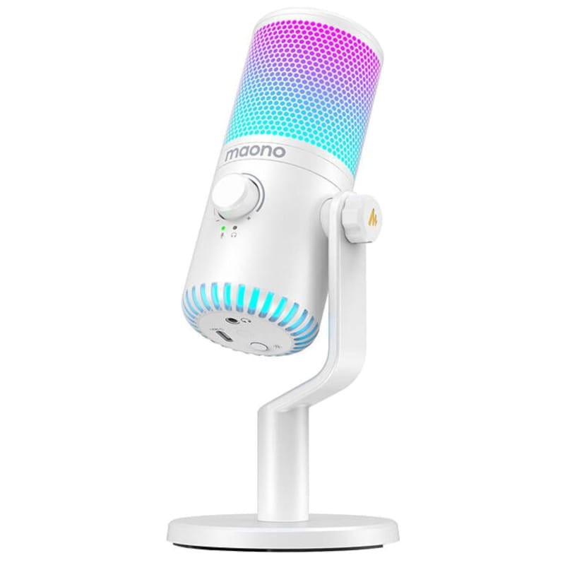 Maono DM30RGB RGB Blanc - Microphone USB pour enregistrement et streaming sur PC - Ítem