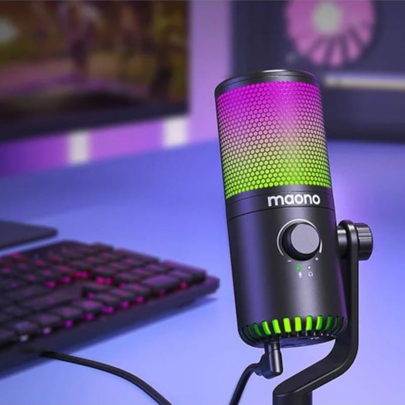 Maono DM30RGB RGB Preto - Microfone USB para Gravação e Streaming no PC - Item6