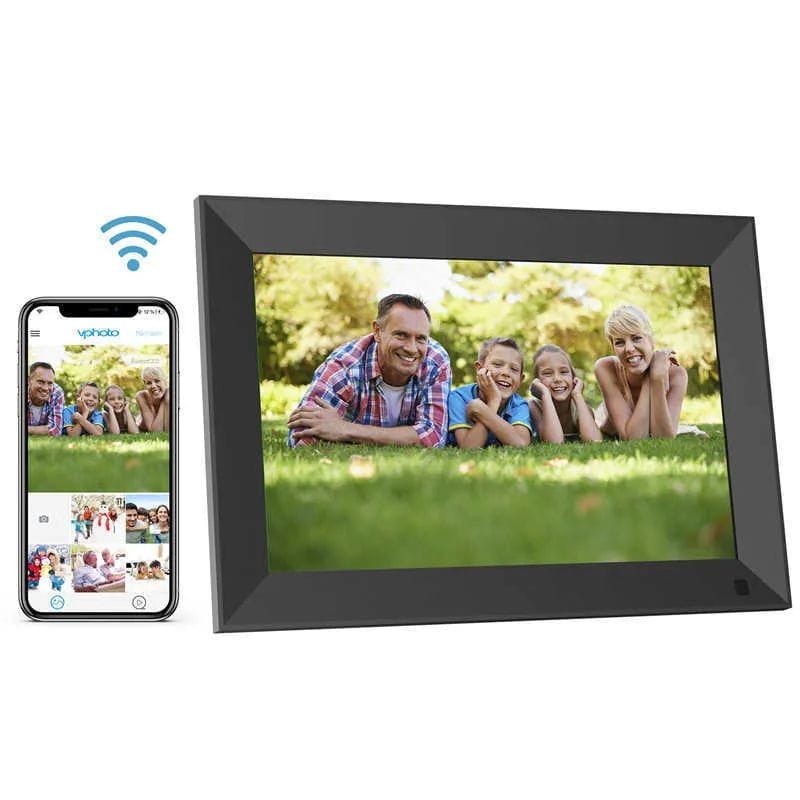 Moldura fotográfica digital com WiFi Ecrã tátil IPS HD 1280x800 de 10,1 polegadas Cartão de memória de 32 GB incluído - Cor preta - Item2