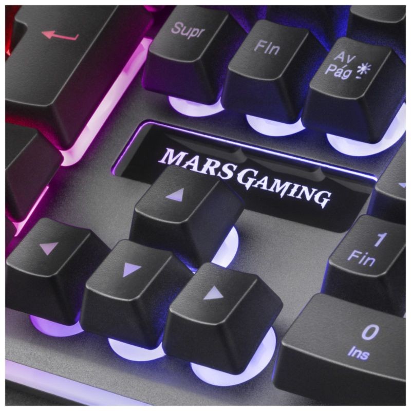 Kit de Teclado, Ratón y Alfombrilla XXL Mars Gaming MCPXBES Negro - 10.000 DPI - Ítem6