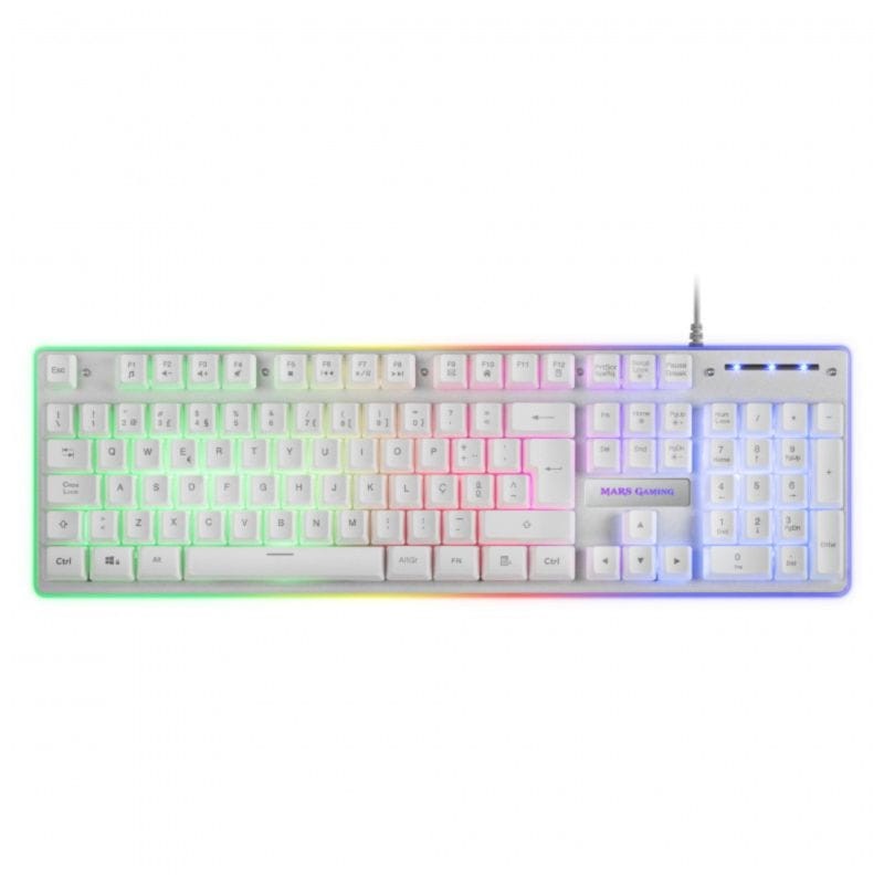 Kit de Teclado, Ratón y Alfombrilla XXL Mars Gaming MCPXWPT Blanco - 10000 DPI - Ítem2