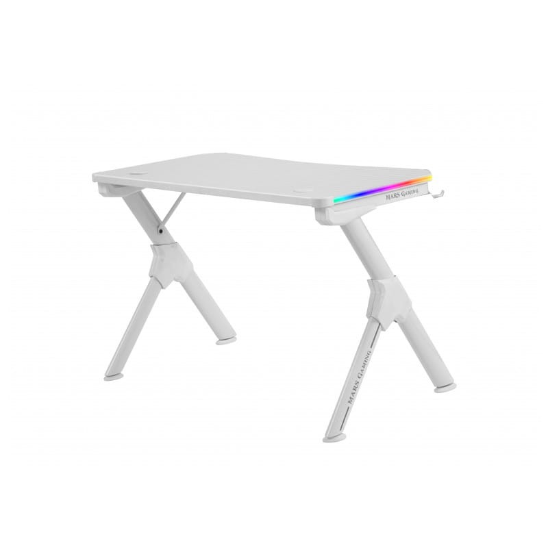 Mars Gaming MGD100RGB Mesa Gaming Blanca