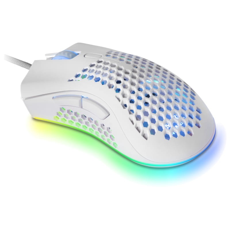 Mars Gaming MMEXW USB RGB Blanco - Ratón Gaming - 32000 DPI - Ítem1