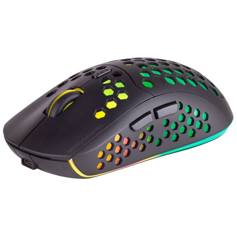 Mars Gaming MMW3 Inalámbrico 3200DPI Negro - Ítem1