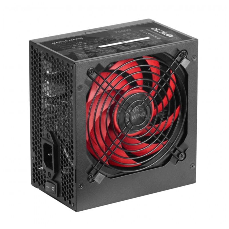 Mars Gaming MPIII750 750W Preto/Vermelho - Fonte de alimentação - Item