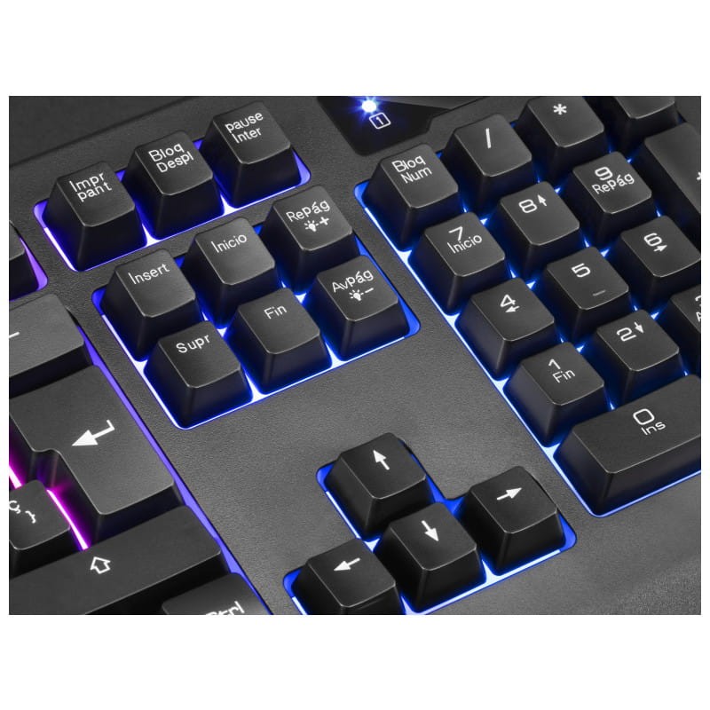 Kit Teclado Gaming y Ratón RGB Mars Gaming MCP100 Negro - Ítem3